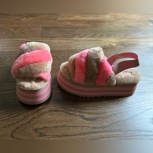 Ugg platform slippers